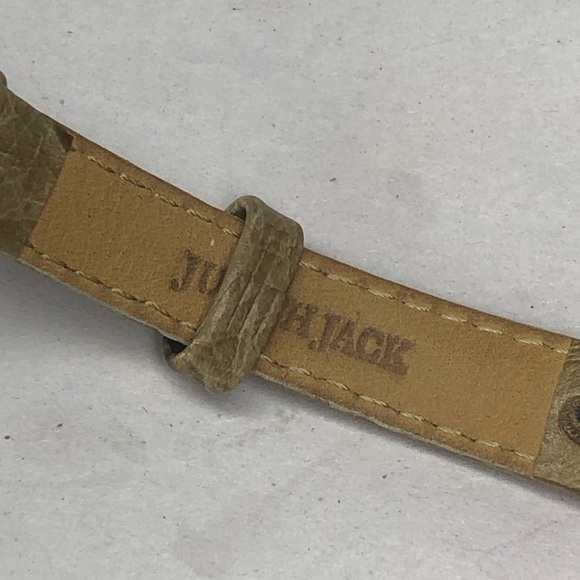 JUDITH JACK Swiss Movement MOP Face Marcasite Bezel Alligator Band Watch NWOT - Picture 8 of 17